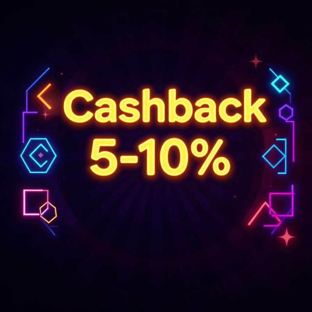 Cashback 5-10%